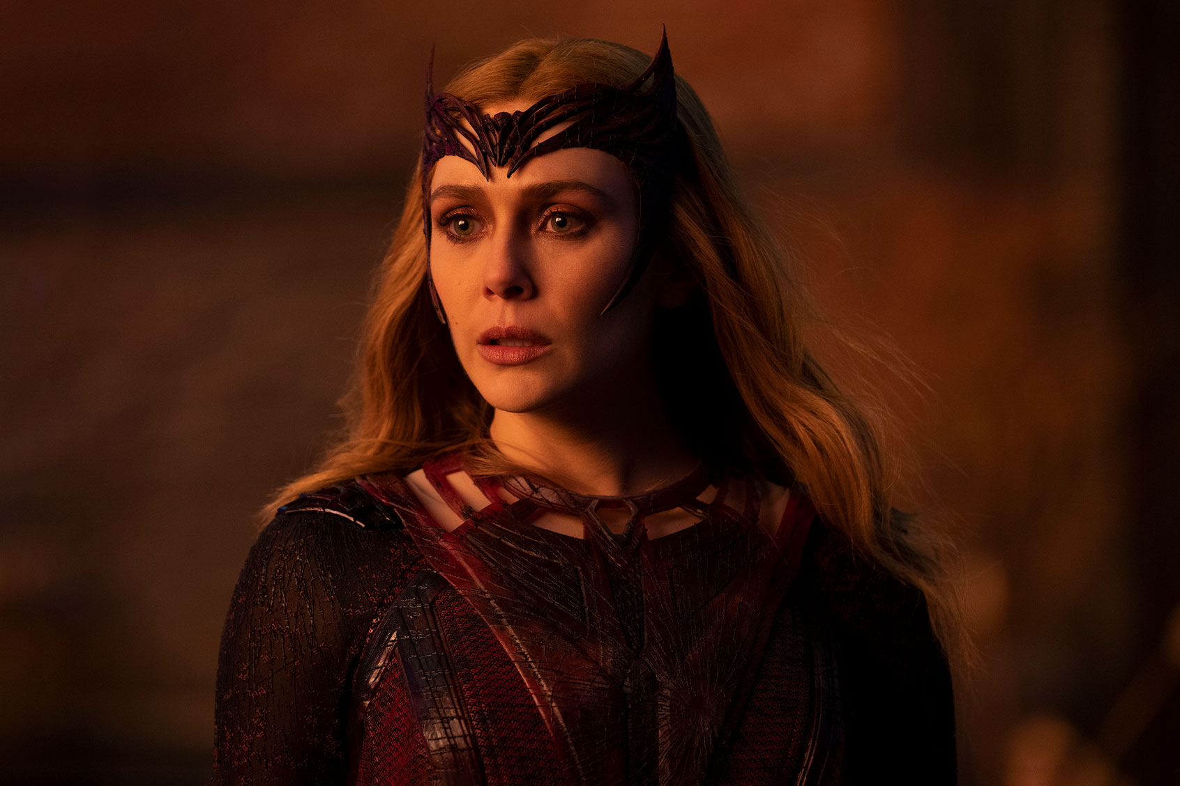 Elizabeth Olsen as Wanda Maximoff in "Doctor Strange In The Multiverse Of Madness" (Photo courtesy of Marvel Studios)