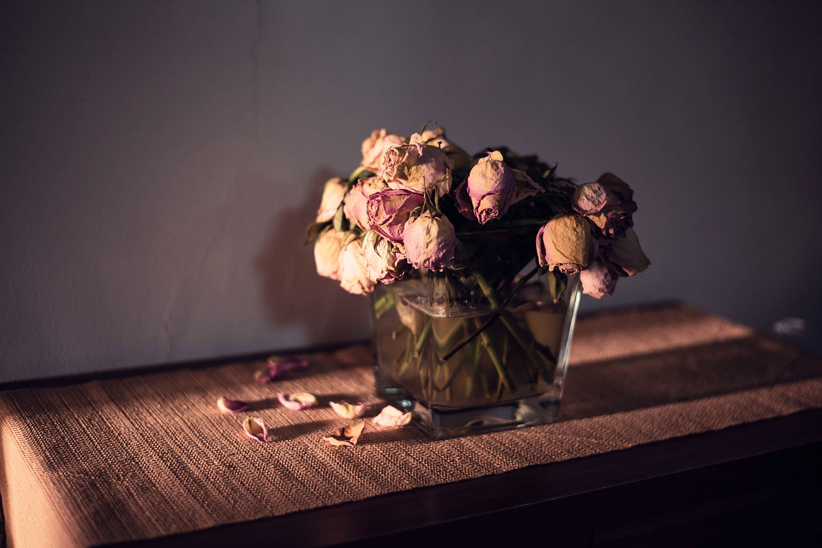 Dry Roses In Vase On Table (Getty images / Lyn Pereyra / EyeEm)