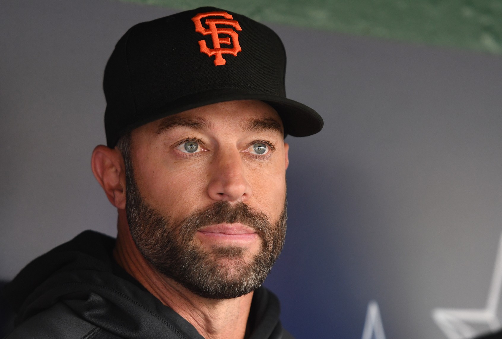 Manager Gabe Kapler #19 of the San Francisco Giants (Mitchell Layton/Getty Images)