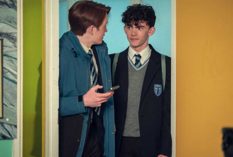 Kit Connor and Joe Locke in "Heartstopper" (Netflix)