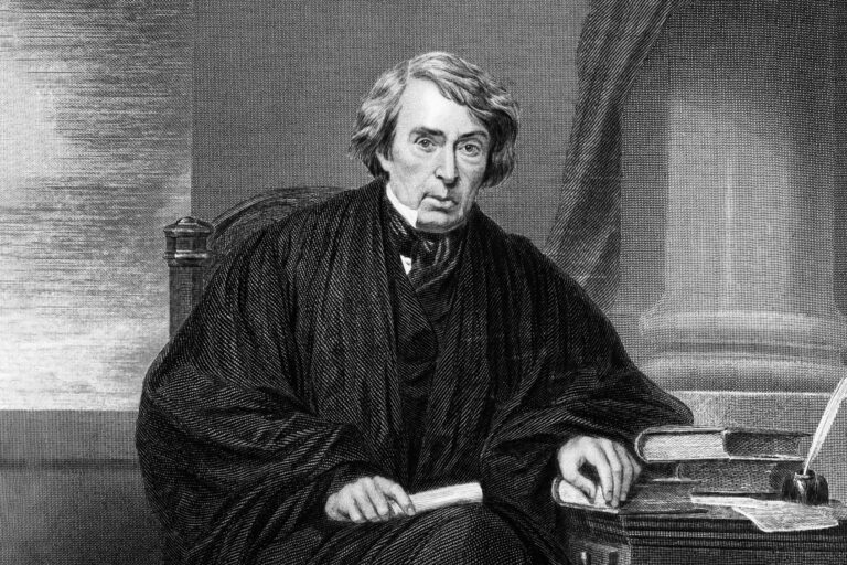 Portrait of United States Chief Justice Roger Brooke Taney (1777-1864) (Getty Images/Bettmann)