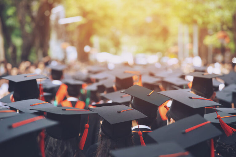 Group of Graduates during commencement. (Getty Images/Rattankun Thongbun)