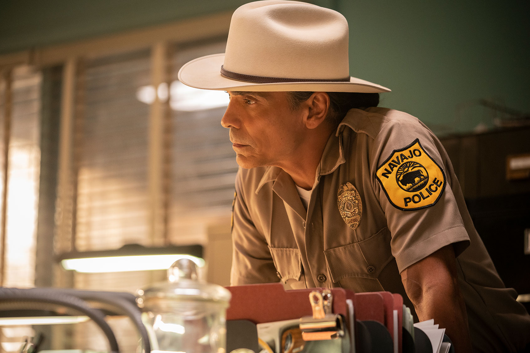 Zahn McClarnon in "Dark Winds" (Michael Moriatis/Stalwart Productions/AMC)
