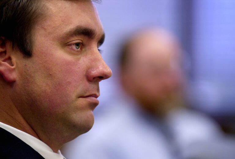 Prosecutor David Leavitt. (DOUGLAS C. PIZAC/AFP via Getty Images)