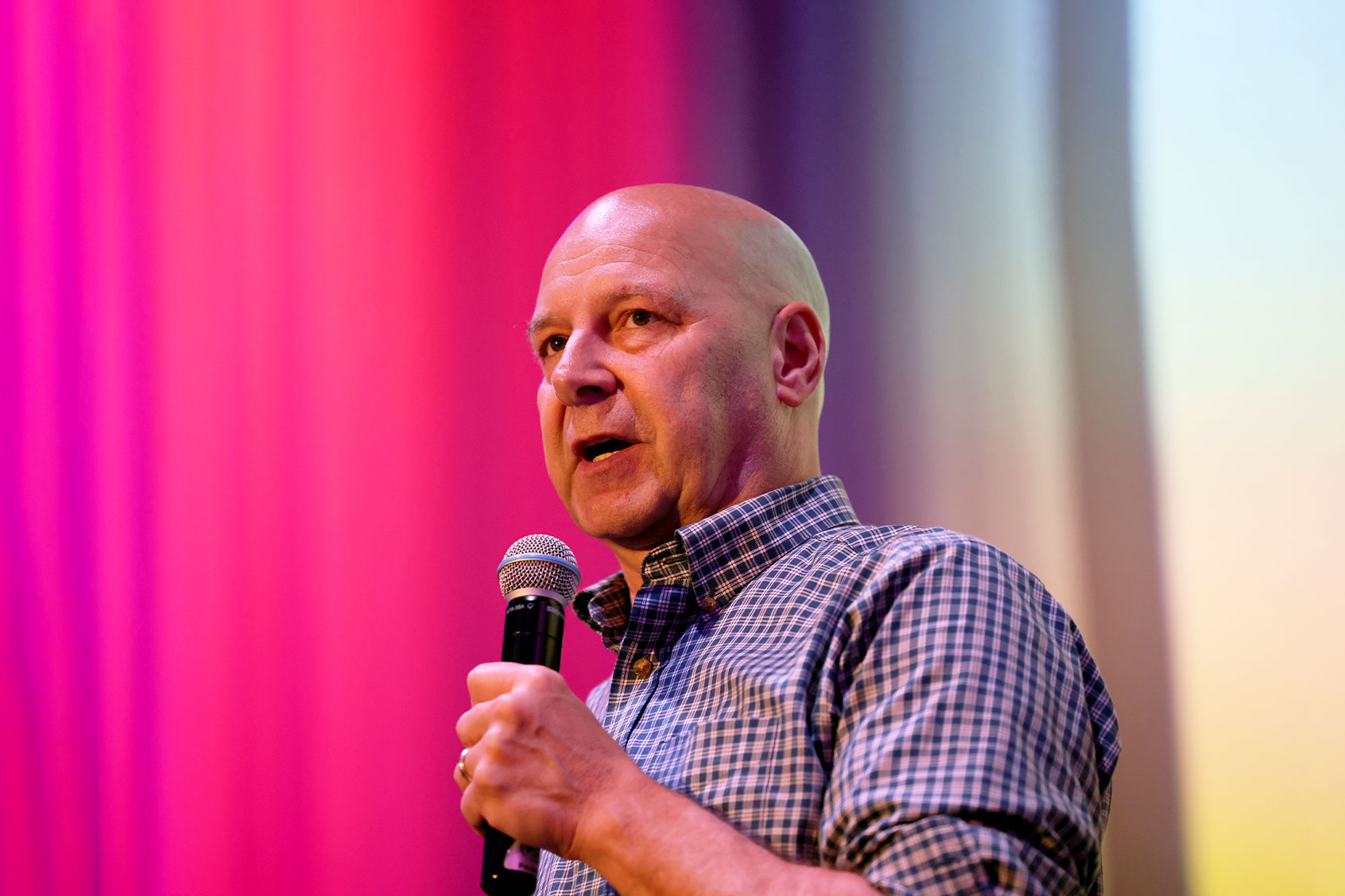 Pennsylvania Republican gubernatorial candidate Doug Mastriano speaks during a campaign rally at The Fuge on May 14, 2022 in Warminster, Pennsylvania. (Michael M. Santiago/Getty Images)