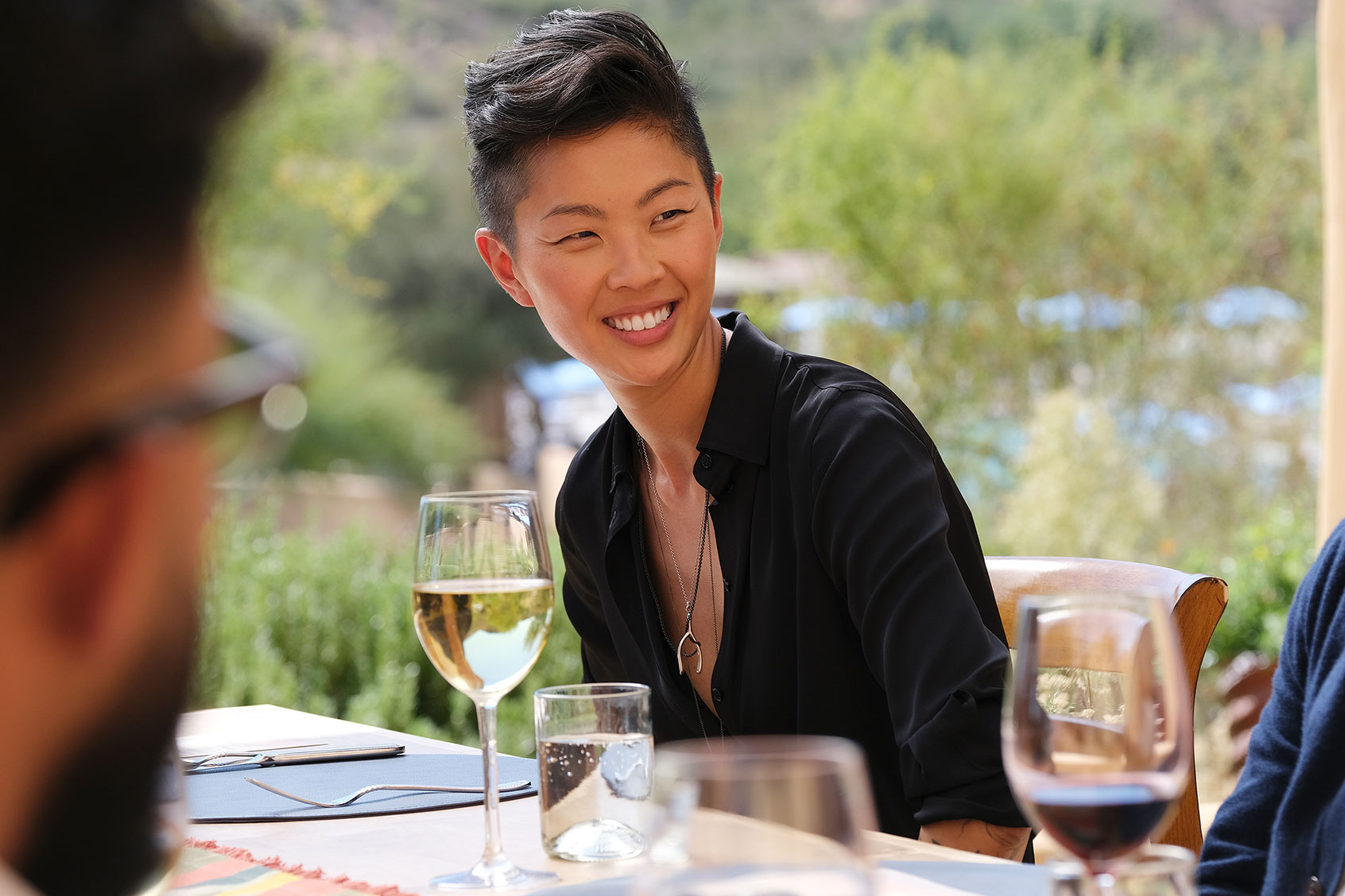 Kristen Kish as a judge on "Top Chef: Houston" (David Moir/Bravo)