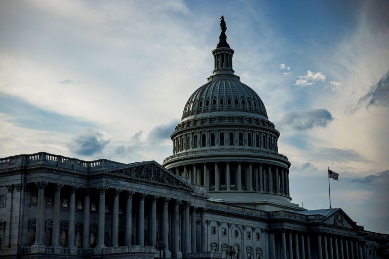 The US Capitol building is seen as abortion rights activists protest in Washington, DC, on June 26, 2022, two days after the US Supreme Court scrapped half-century constitutional protections for the procedure. (SAMUEL CORUM/AFP via Getty Images)