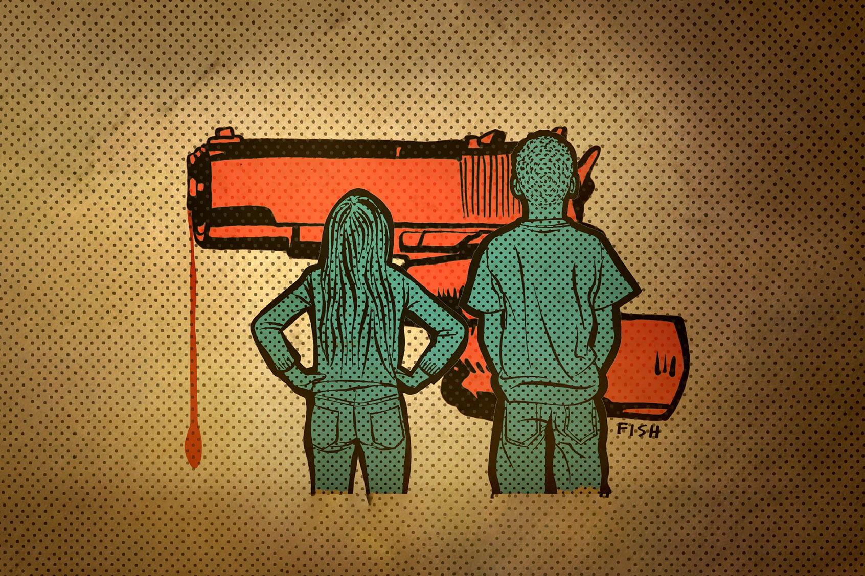 White Light/White Heat (Original Illustration by Mr. Fish)
