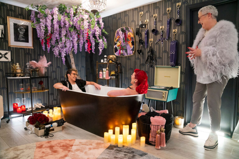 Brodie, Bettie, Melanie Rose in "How To Build a Sex Room" (Caleb Alvarado/Netflix)