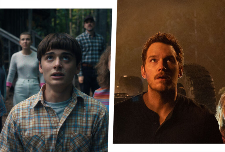 Stranger Things | Jurassic World: Dominion (Photo illustration by Salon/Netflix/Universal Pictures/Amblin Entertainment)