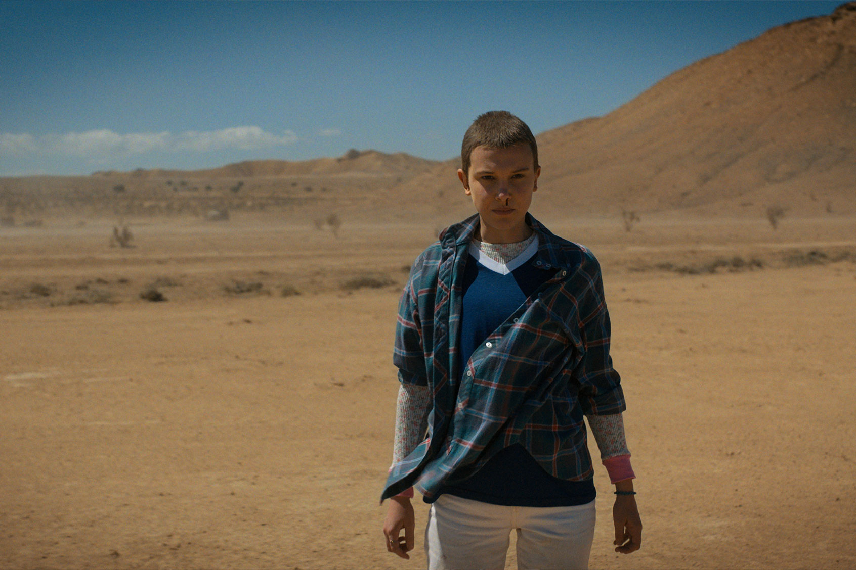 Millie Bobby Brown as  Eleven in "Stranger Things" (Courtesy of Netflix)