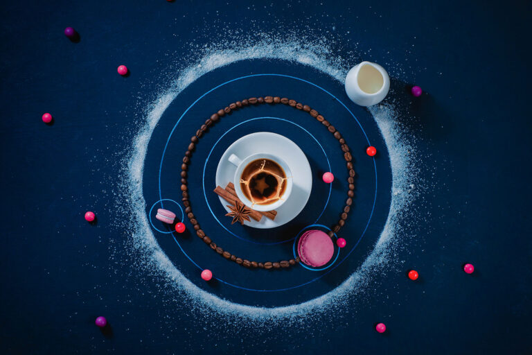 Coffee solar system (Getty Images/Dina Belenko Photography)