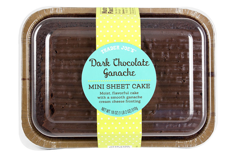 Dark Chocolate Ganache Mini Sheet Cake