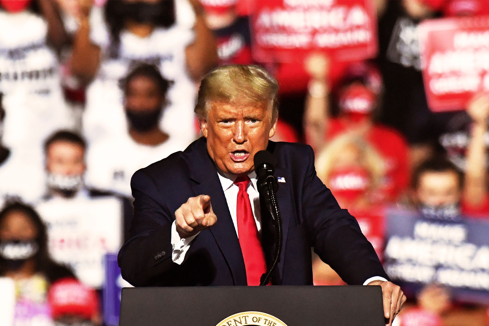 Former U.S. President Donald Trump (Peter Zay/Anadolu Agency via Getty Images)