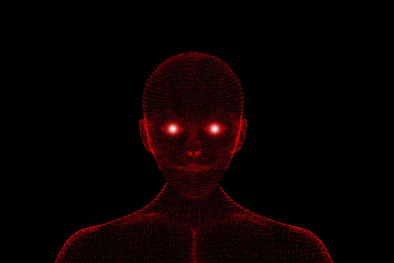 Red Evil Artificial Intelligence, concept (Getty Images/tampatra)