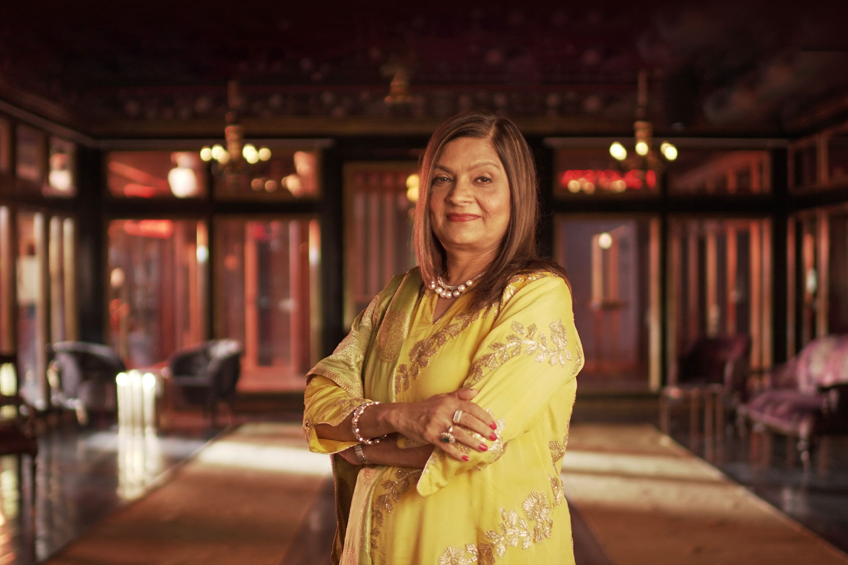 Mumbai-based matchmaker, Sima Taparia of "Indian Matchmaking" (Courtesy of Netflix)