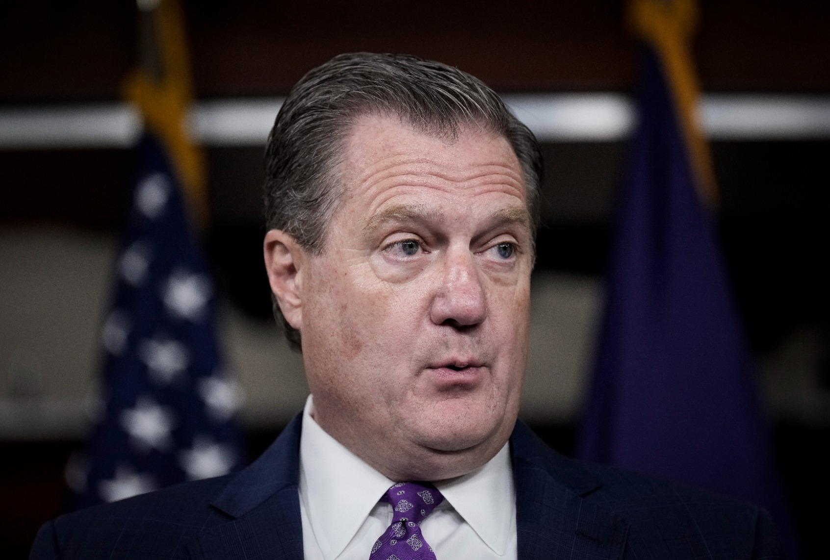 Ranking member of the House Intelligence Committee Rep. Mike Turner (R-OH) speaks during a news conference with members of the House Intelligence Committee at the U.S. Capitol August 12, 2022 in Washington, DC. (Drew Angerer/Getty Images)