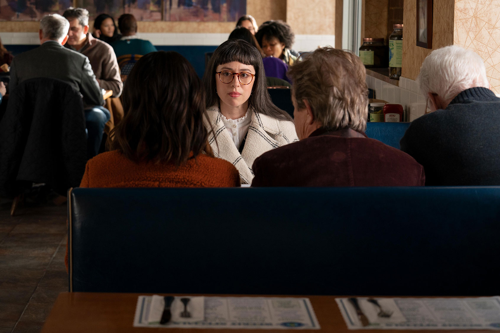 Poppy (Adina Verson) in "Only Murders In The Building" (Patrick Harbron/Hulu)