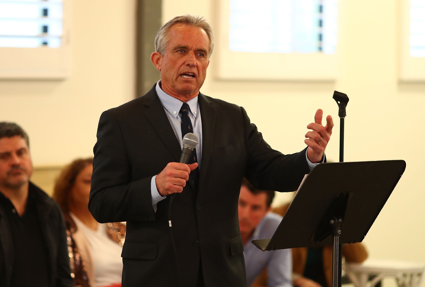 Robert F. Kennedy, Jr. speaks onstage at Food & Bounty At Sunset Gower Studios on January 13, 2019 in Hollywood, California. (Joe Scarnici/Getty Images)
