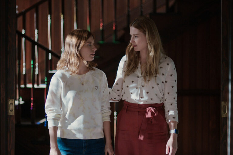 Zibby Allen as Brie and Alexandra Breckenridge as Mel Monroe in "Virgin River" (Courtesy Of Netflix)