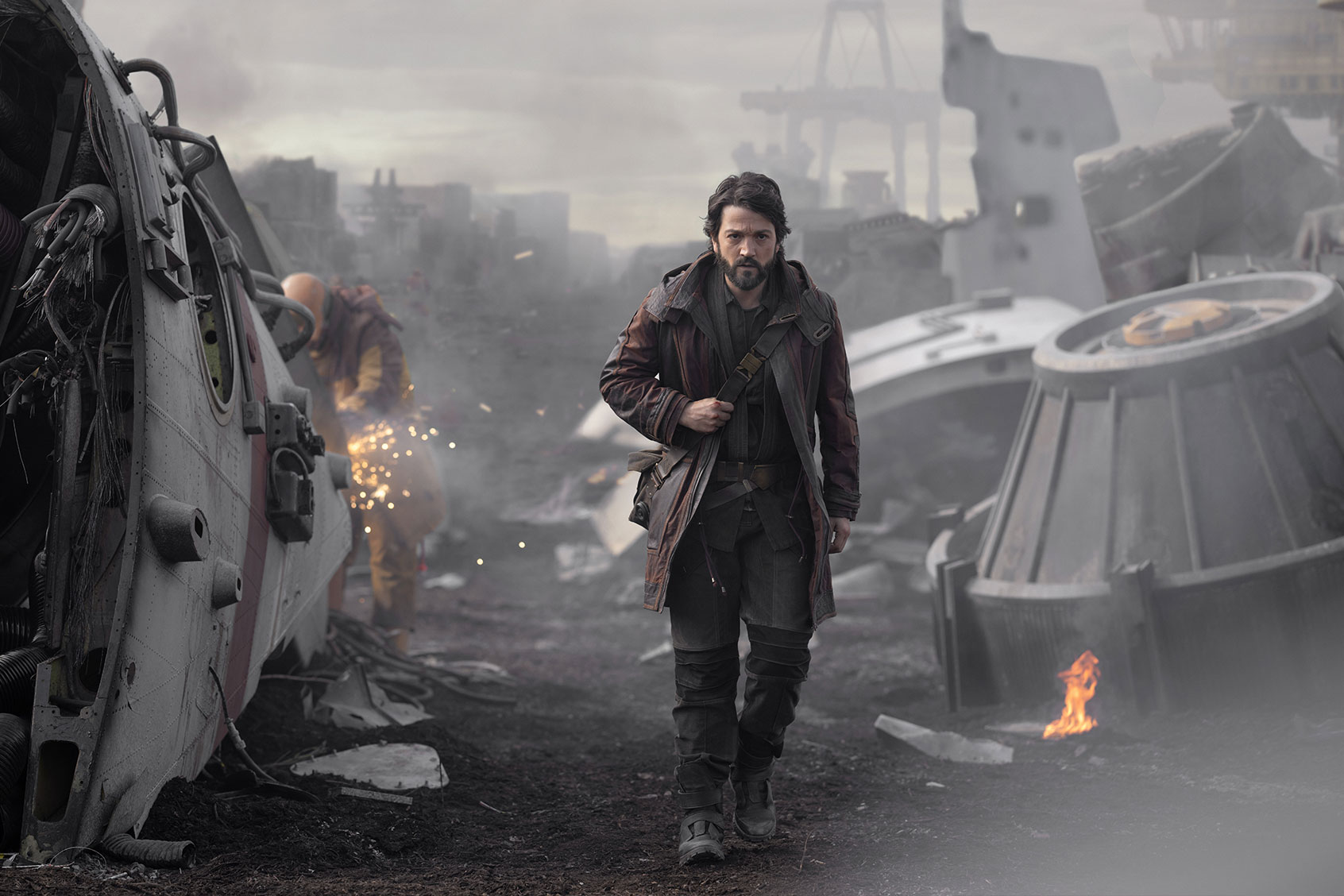Cassian Andor (Diego Luna) in Lucasfilm's "ANDOR" (Lucasfilm/Disney)