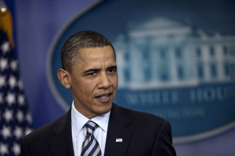 President Barack Obama speaks to the press in the Briefing Room of the White House April 27, 2011 in Washington, DC. US President Barack Obama released a long form version of his birth certificate after extended criticism by those who do not believe he was born in the United States. (Brendan Smialowski/Getty Images)