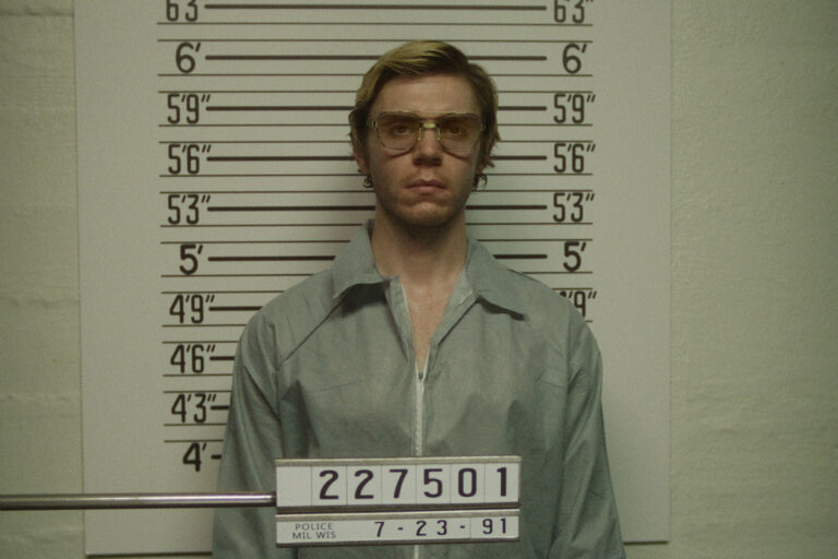Evan Peters as Jeffrey Dahmer in "DAHMER Monster: The Jeffrey Dahmer Story" (Courtesy Of Netflix)