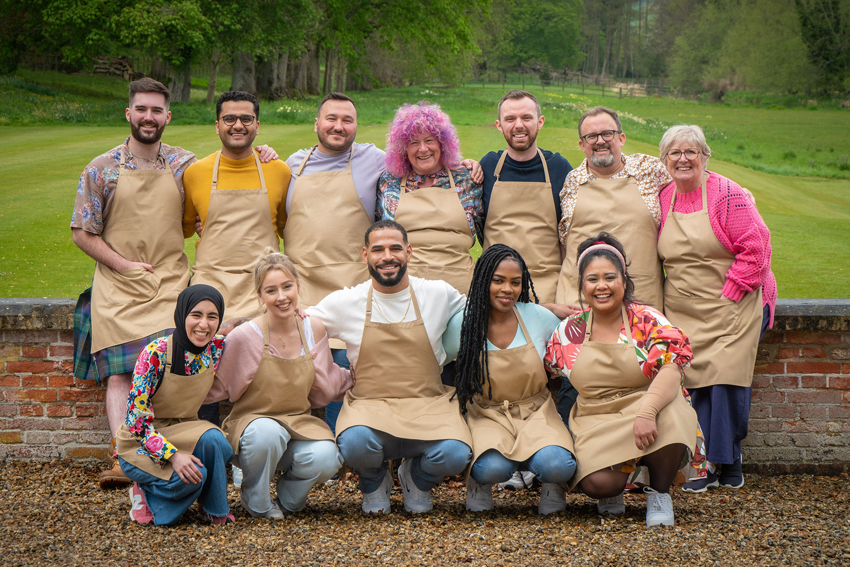 "The Great British Baking Show" 2022 cast (Netflix)