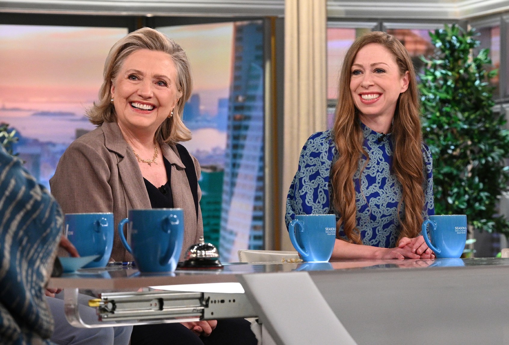 Hillary Clinton and Chelsea Clinton on "The View" (ABC/Lorenzo Bevilaqua)
