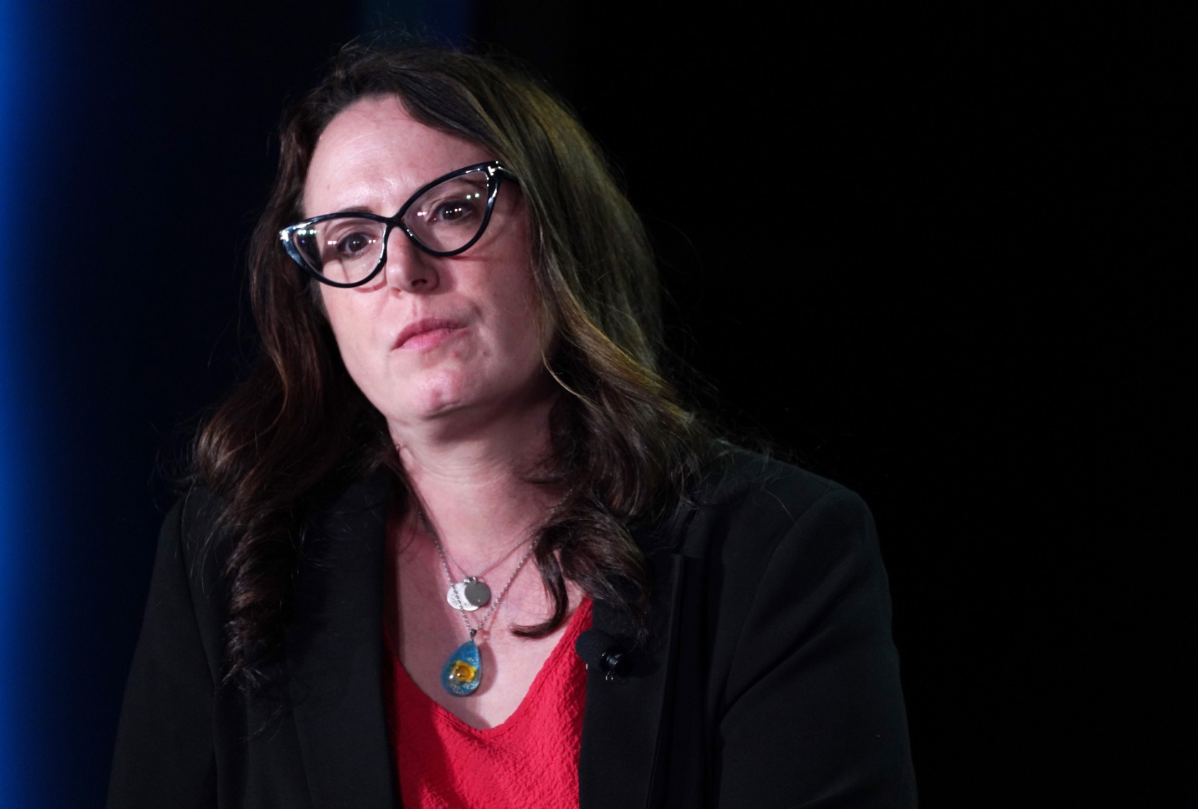 Maggie Haberman speaks onstage at The New York Times DealBook DC policy forum on June 9, 2022 in Washington, DC. (Leigh Vogel/Getty Images for The New York Times)