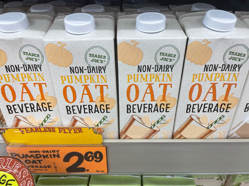 Trader Joe's Non-Dairy Pumpkin Oat Beverage