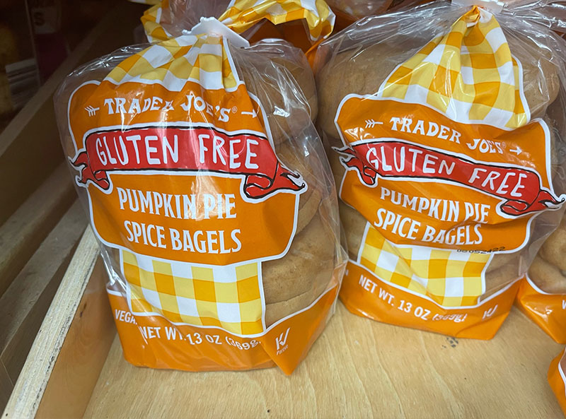 Trader Joe's Pumpkin Pie Spice Bagels