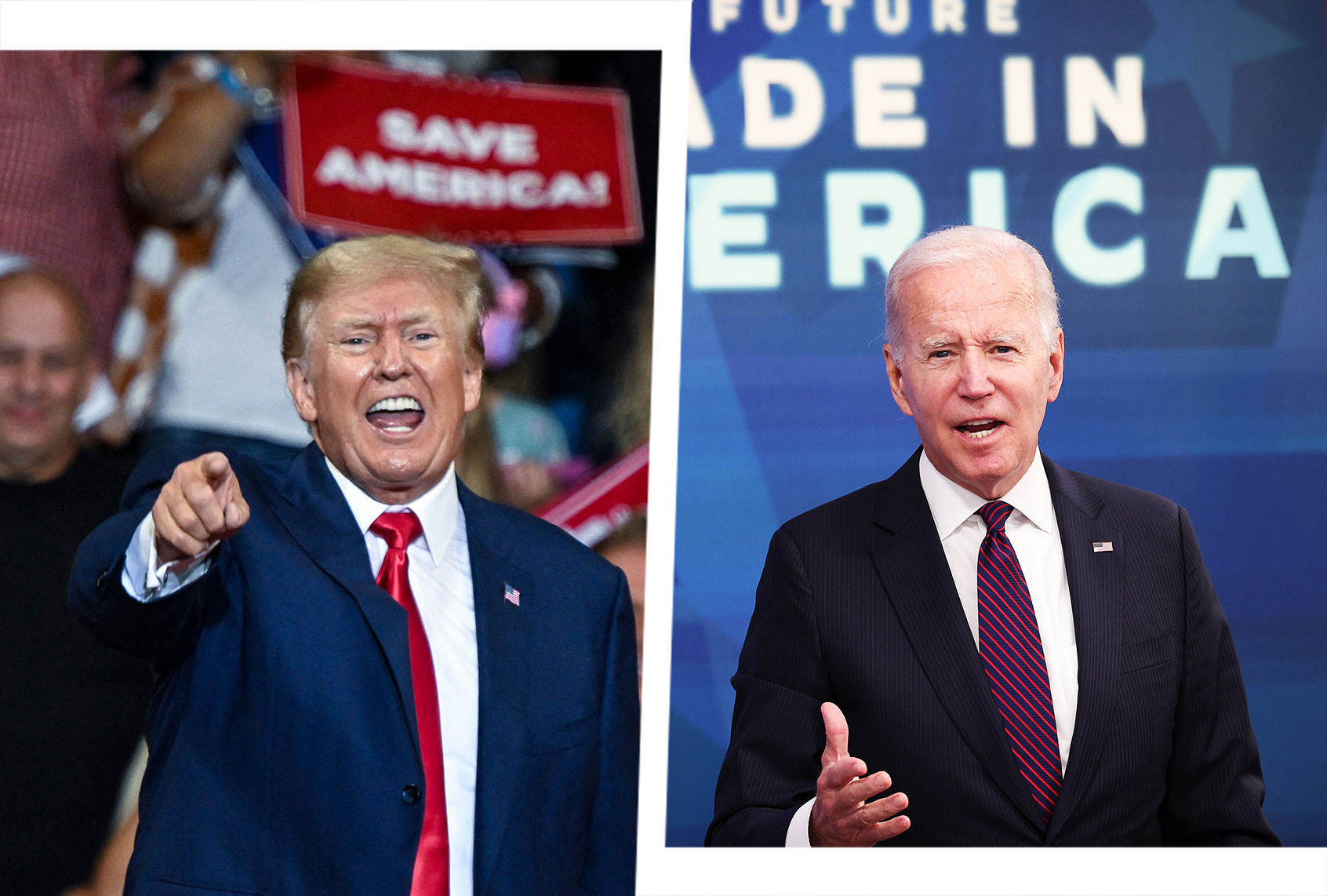 Donald Trump and Donald Trump (Photo illustration by Salon/Getty Images)