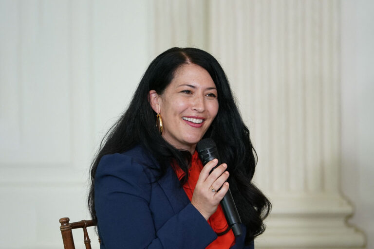 US poet Ada Limon (MANDEL NGAN/AFP via Getty Images)