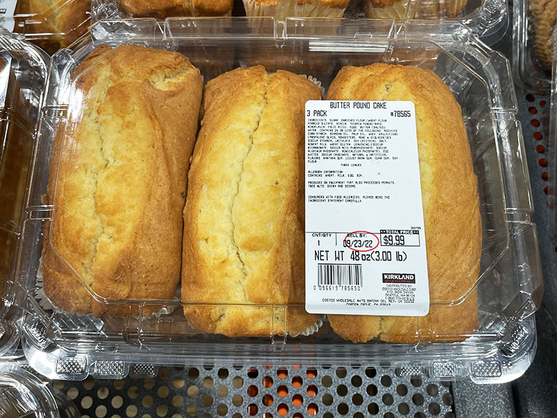 Kirkland Butter Pound Cake