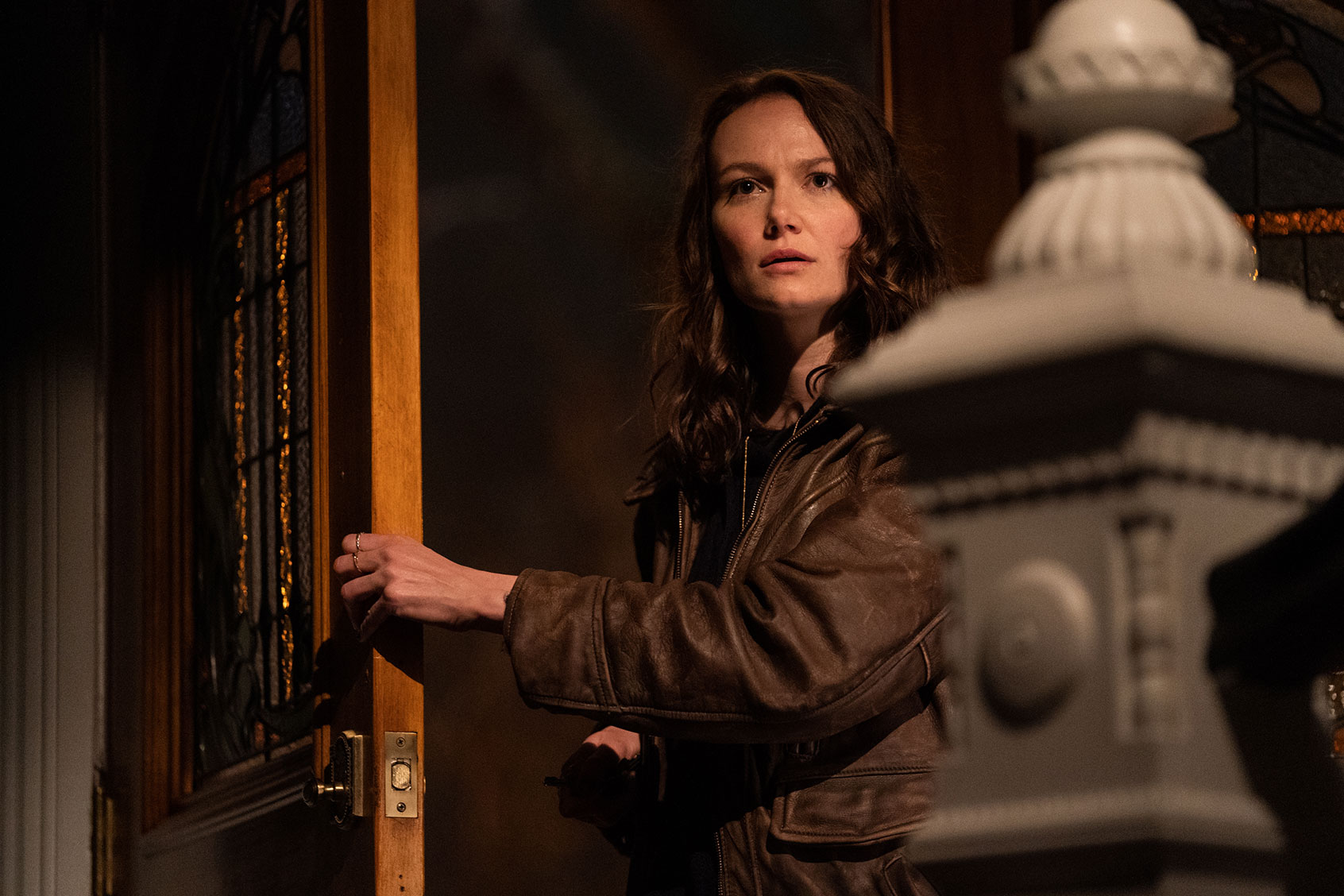 Andi Matichak as Allyson in Halloween Ends, co-written, produced and directed by David Gordon Green (Ryan Green/Universal Pictures)