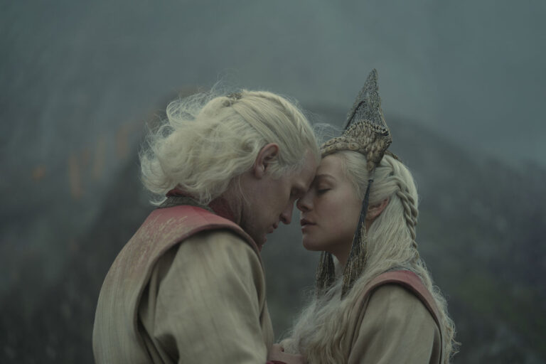 Matt Smith and Emma D'Arcy in "House of the Dragon" (Photograph by Ollie Upton / HBO)