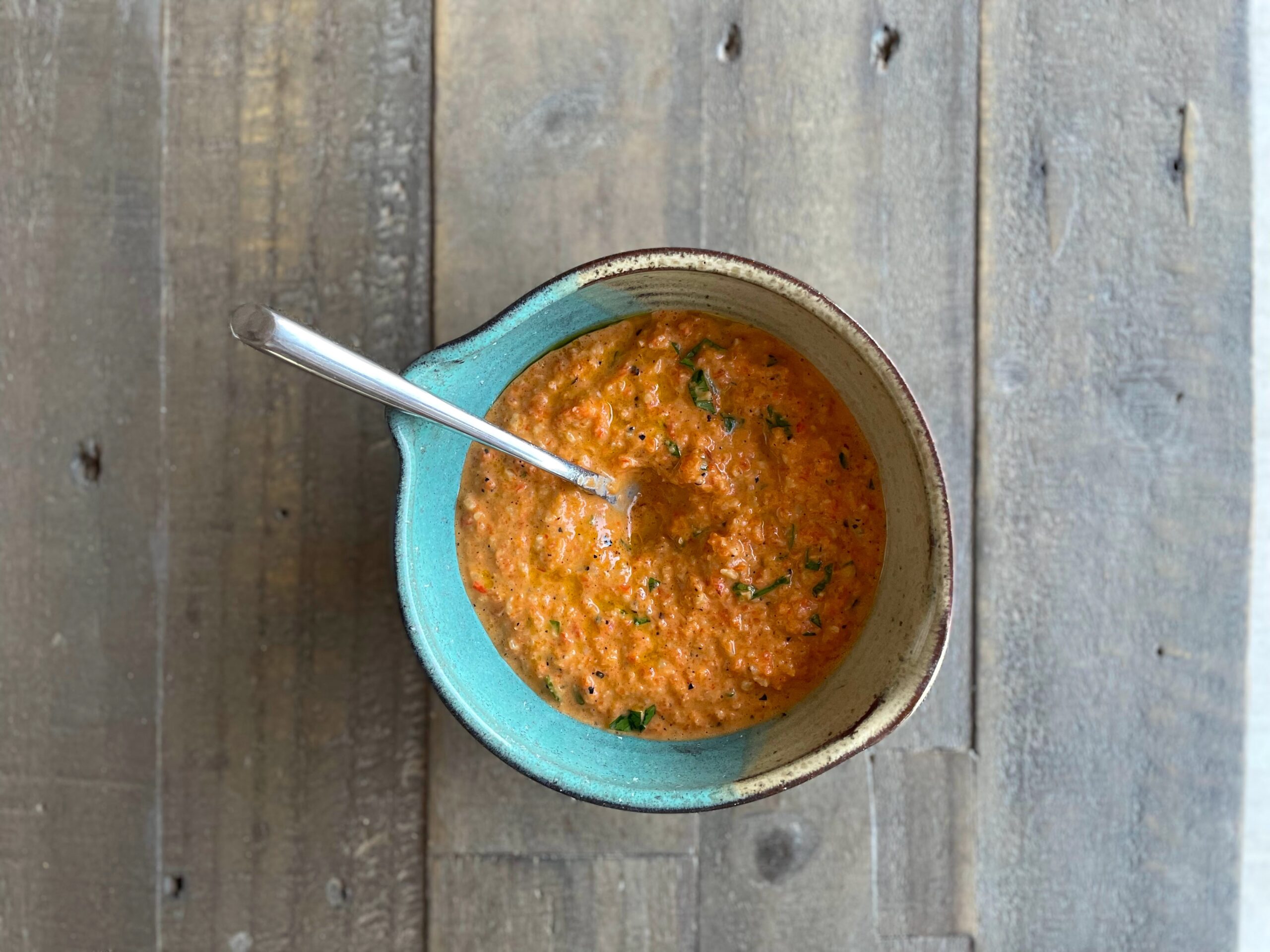 Red pepper pesto (Maggie Hennessy )