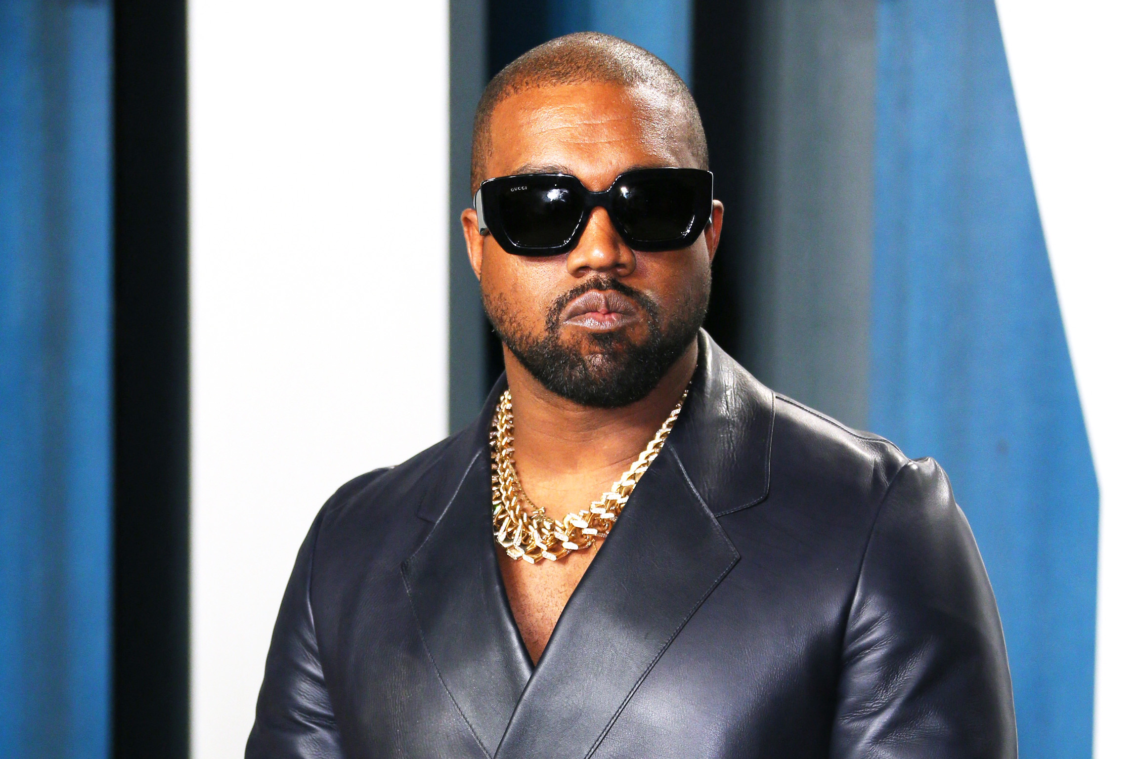 Kanye West attends the 2020 Vanity Fair Oscar Party in Beverly Hills on February 9, 2020. (Jean-Baptiste Lacroix / AFP via Getty Images)