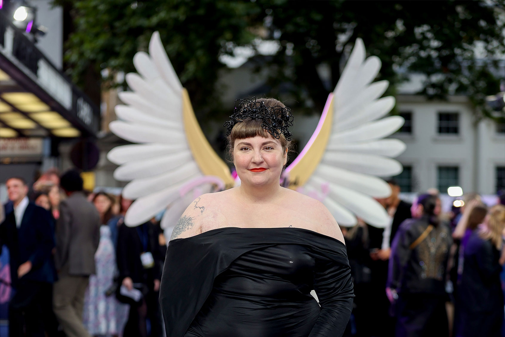 Lena Dunham attends the UK Premiere of "Catherine Called Birdy" at The Curzon Mayfair on September 20, 2022 in London, England. (Getty Images/Mike Marsland/WireImage)