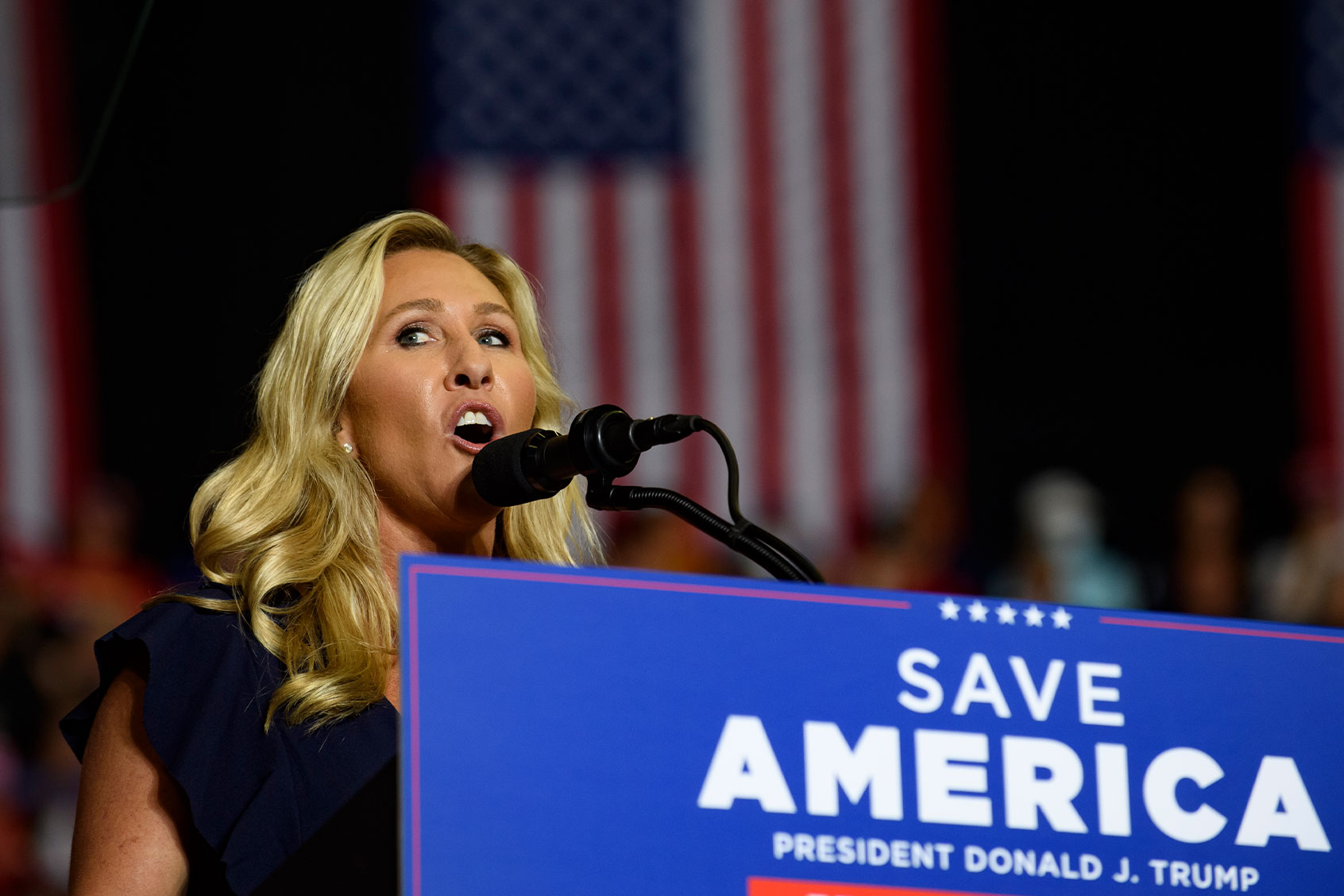 US Rep. Marjorie Taylor Greene (R-GA) (Getty Images/Jeff Swensen/Getty Images)
