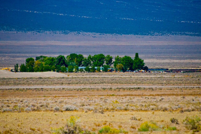 North America, USA, Nevada, Caliente, Basin and Range National Monument, Heizer's City Earth Art Sculpture. (Bernard Friel/UCG/Universal Images Group via Getty Images)