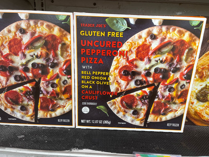 Trader Joe's Gluten Free Uncured Pepperoni Pizza