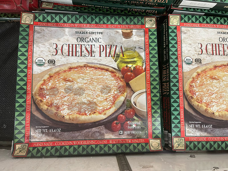Trader Joe's Organic 3 Cheese Pizza