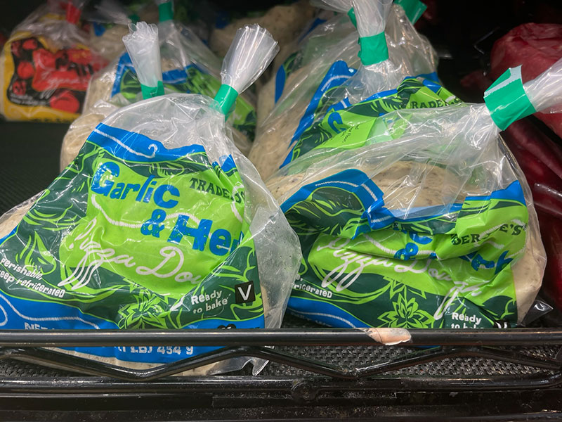 Trader Joe's Ready to Bake Garlic & Herb Pizza Dough