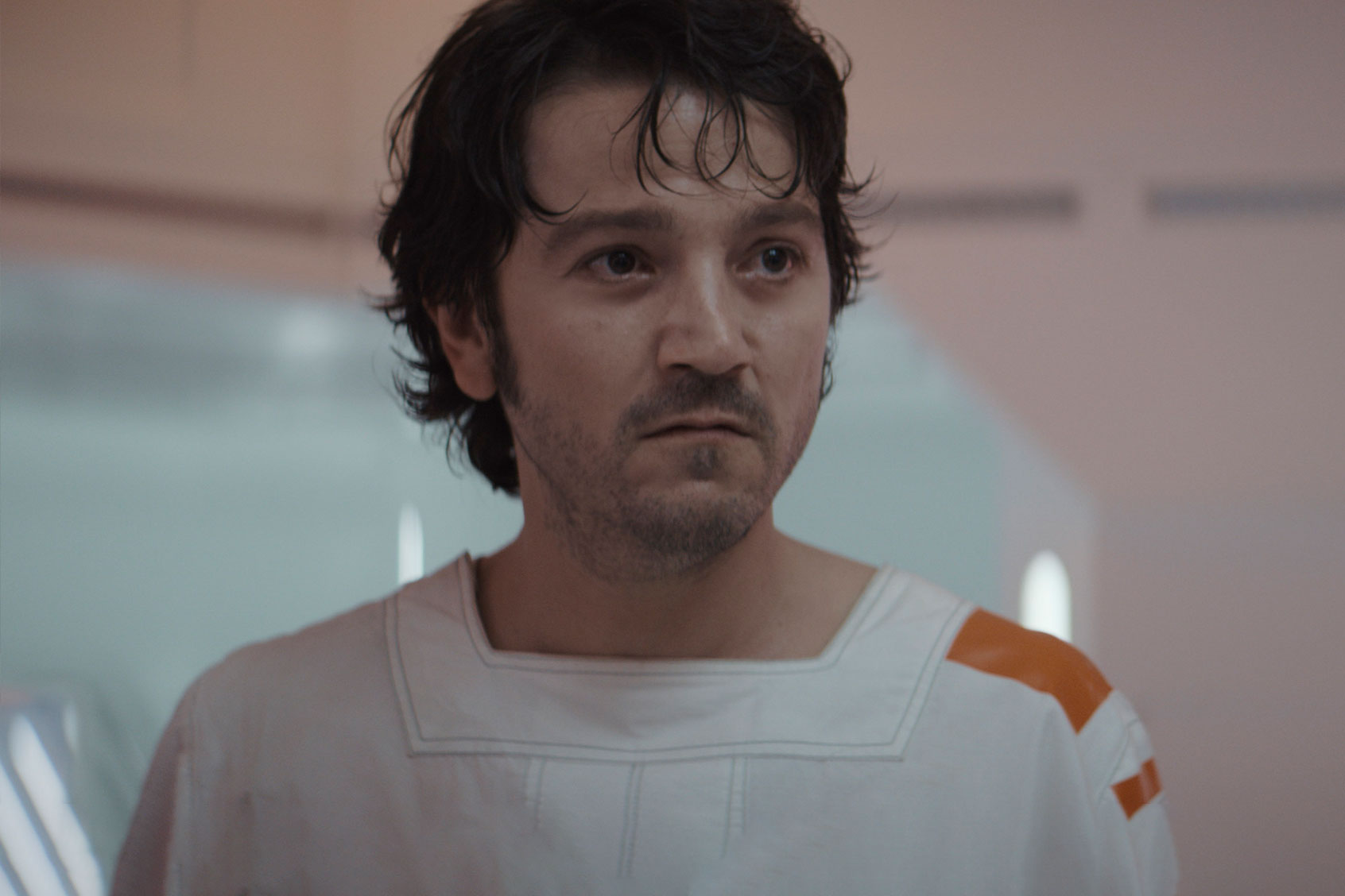 Cassian Andor (Diego Luna) in Lucasfilm's ANDOR, exclusively on Disney+. ©2022 (Lucasfilm Ltd./Disney+)
