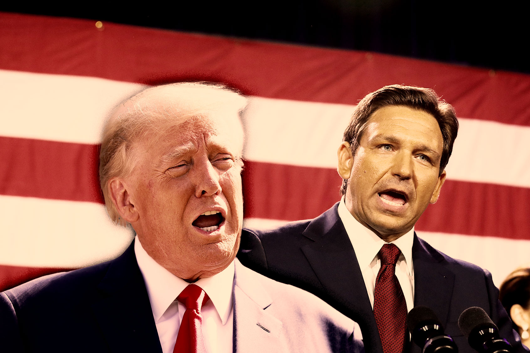 Donald Trump and Ron DeSantis (Photo illustration by Salon/Getty Images)