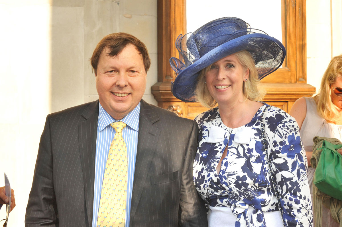 Felix Francis and his wife Debbie