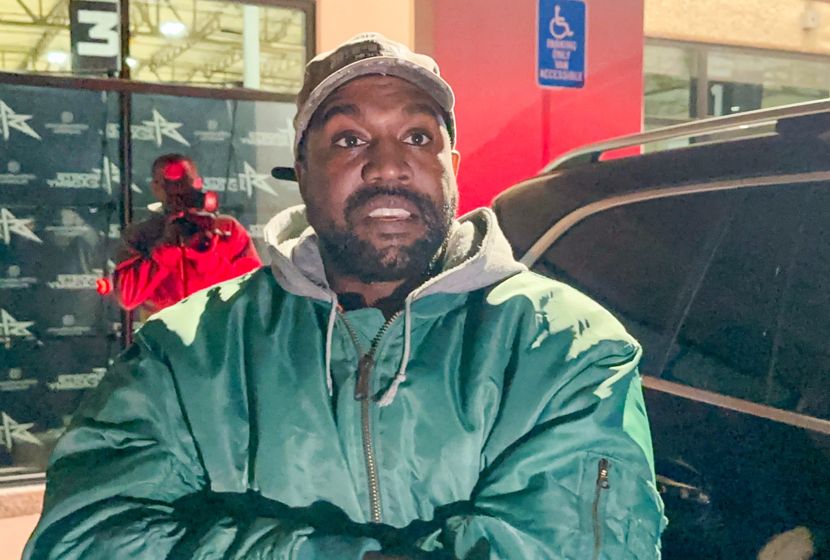 Kanye West aka Ye is seen on October 28, 2022 in Los Angeles, California. (MEGA/GC Images via Getty Images)