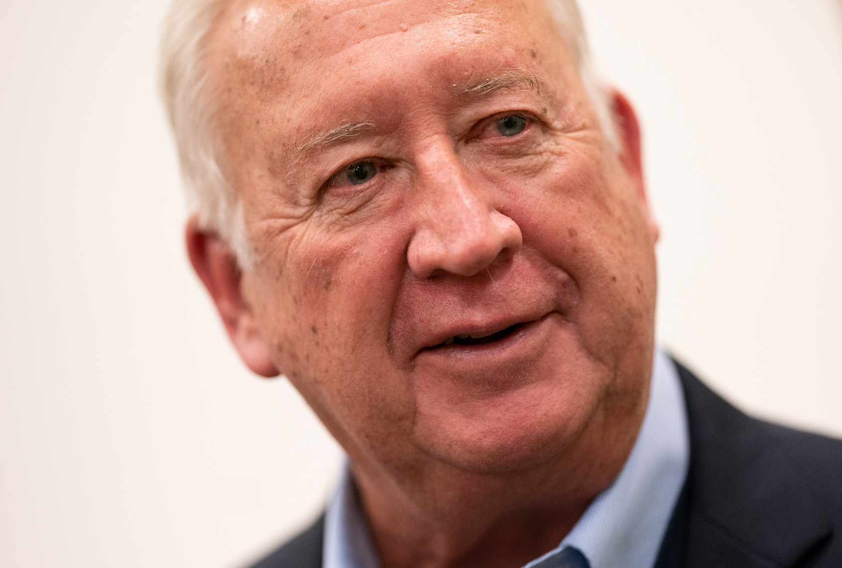 Michael Peroutka, the Republican nominee for Attorney General of Maryland in 2022, speaks at a Towson University event on October 3, 2022. He is an American far-right politician, lawyer, and neo-confederate activist from Maryland. (Sarah L. Voisin/The Washington Post via Getty Images)